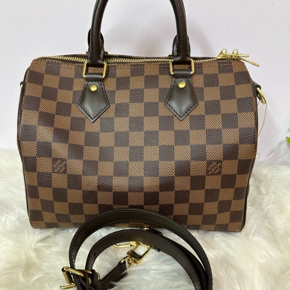 💎✨Authentic 💎✨Louis Vuitton Speedy 25 Bandouliere in  Ebene canvass SOLD - Picture 2 of 16